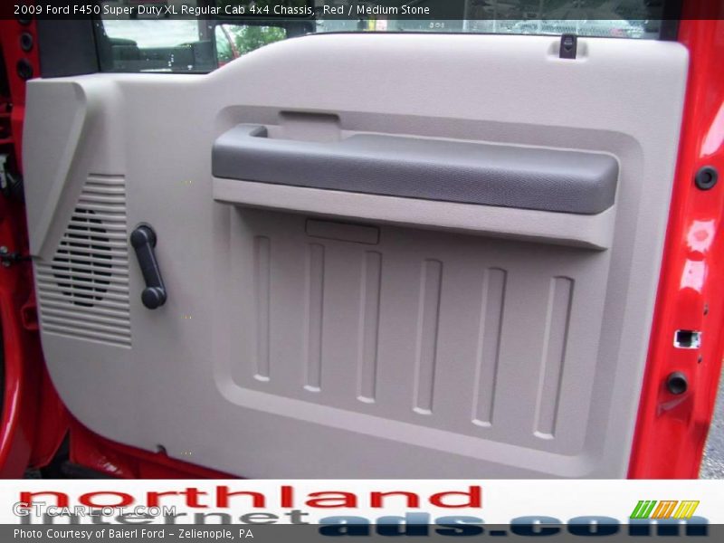 Red / Medium Stone 2009 Ford F450 Super Duty XL Regular Cab 4x4 Chassis
