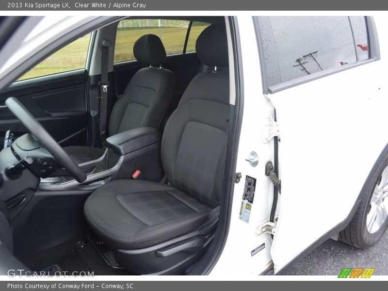 Clear White / Alpine Gray 2013 Kia Sportage LX