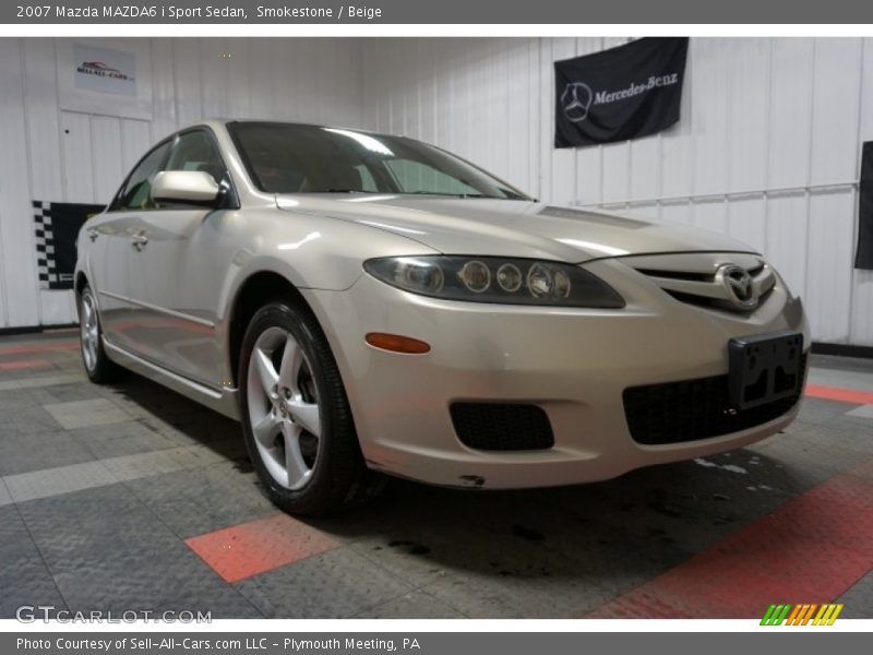 Smokestone / Beige 2007 Mazda MAZDA6 i Sport Sedan