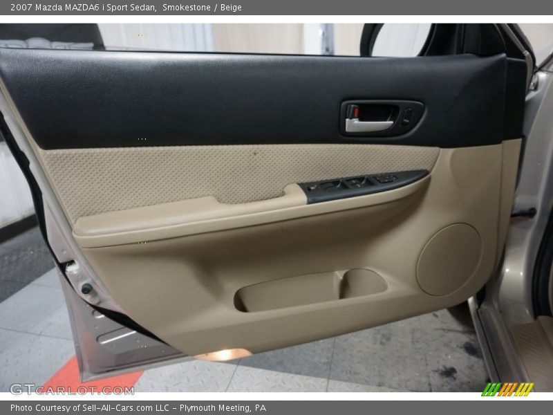 Smokestone / Beige 2007 Mazda MAZDA6 i Sport Sedan