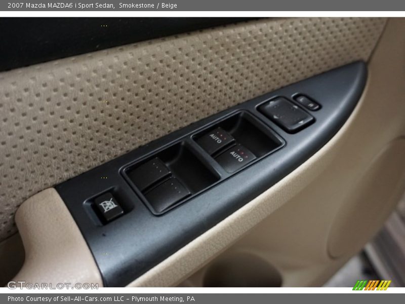 Smokestone / Beige 2007 Mazda MAZDA6 i Sport Sedan