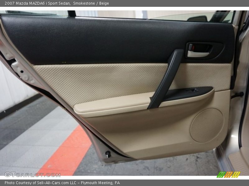 Smokestone / Beige 2007 Mazda MAZDA6 i Sport Sedan