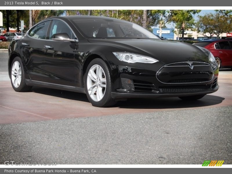 Black / Black 2013 Tesla Model S