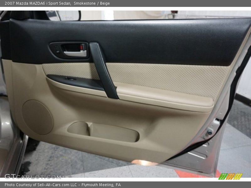 Smokestone / Beige 2007 Mazda MAZDA6 i Sport Sedan