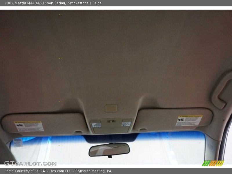 Smokestone / Beige 2007 Mazda MAZDA6 i Sport Sedan