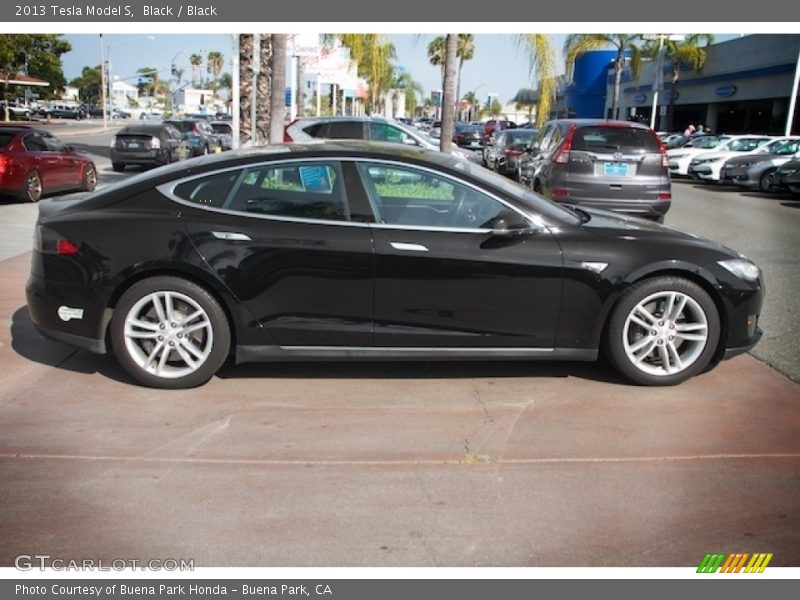 Black / Black 2013 Tesla Model S