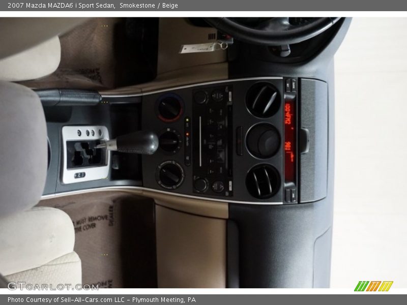 Smokestone / Beige 2007 Mazda MAZDA6 i Sport Sedan