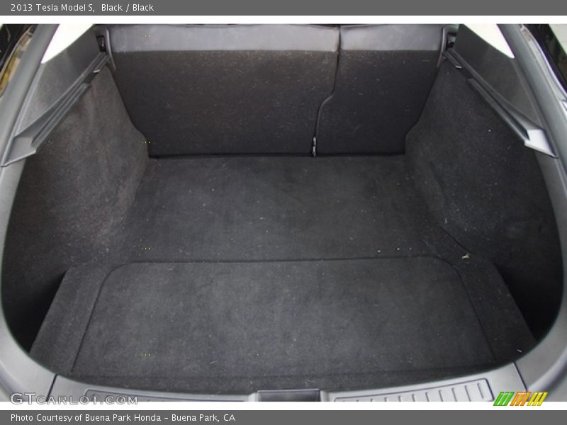  2013 Model S  Trunk