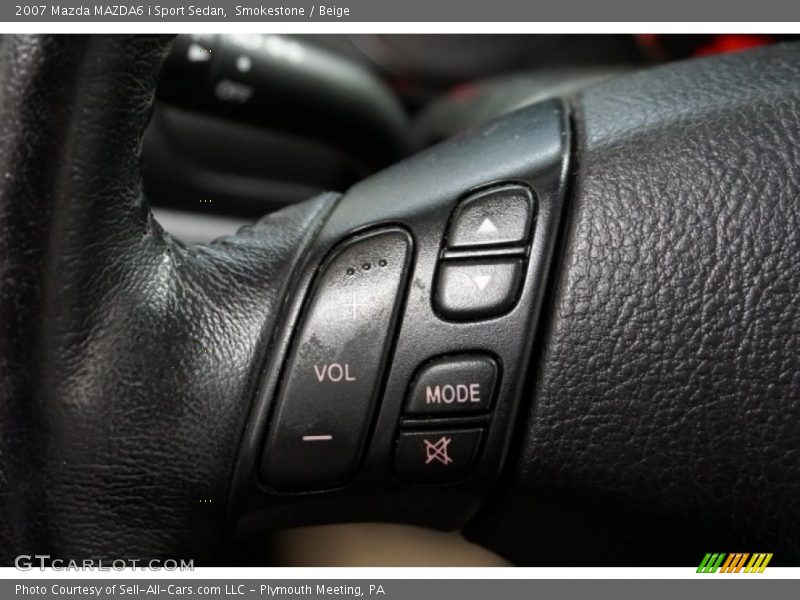 Smokestone / Beige 2007 Mazda MAZDA6 i Sport Sedan