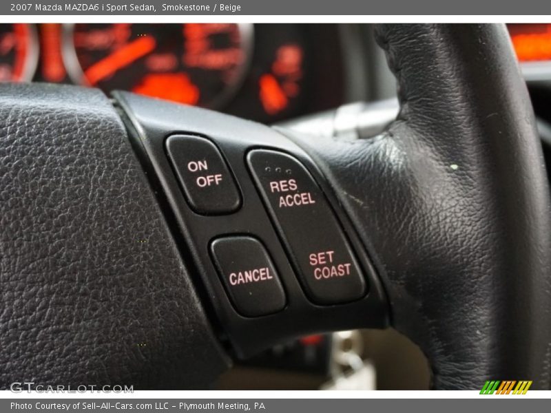 Smokestone / Beige 2007 Mazda MAZDA6 i Sport Sedan