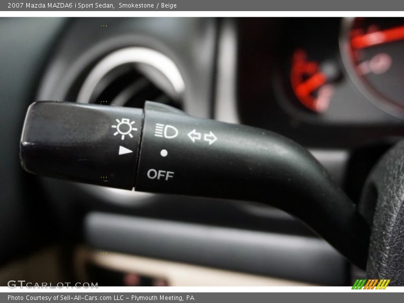 Smokestone / Beige 2007 Mazda MAZDA6 i Sport Sedan