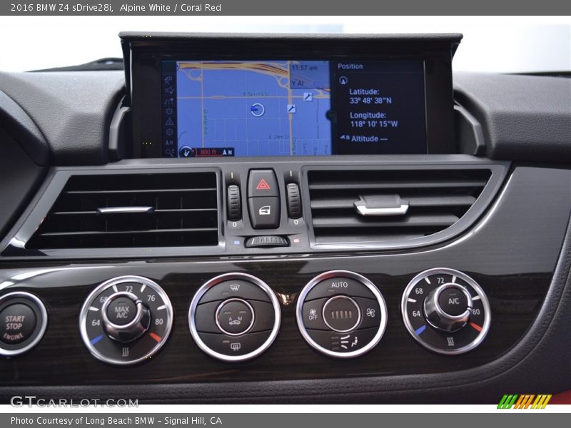 Controls of 2016 Z4 sDrive28i