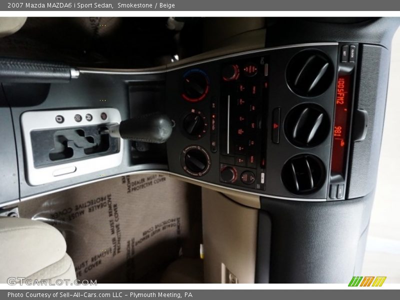Smokestone / Beige 2007 Mazda MAZDA6 i Sport Sedan