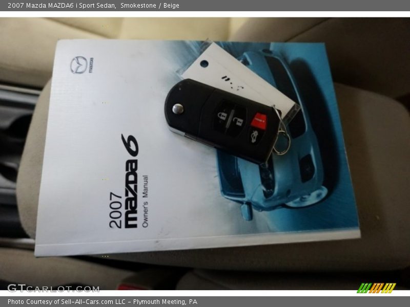Smokestone / Beige 2007 Mazda MAZDA6 i Sport Sedan