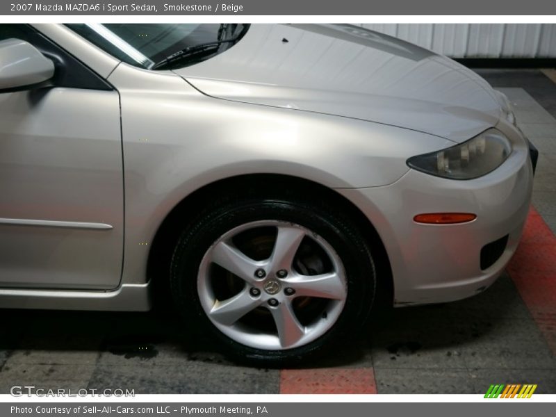 Smokestone / Beige 2007 Mazda MAZDA6 i Sport Sedan