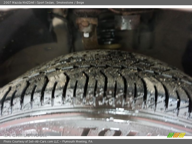 Smokestone / Beige 2007 Mazda MAZDA6 i Sport Sedan
