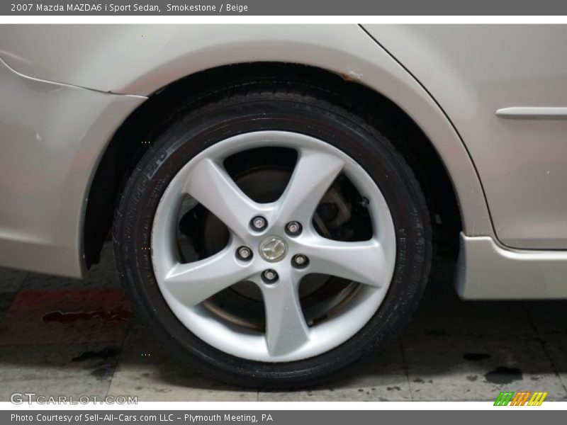 Smokestone / Beige 2007 Mazda MAZDA6 i Sport Sedan