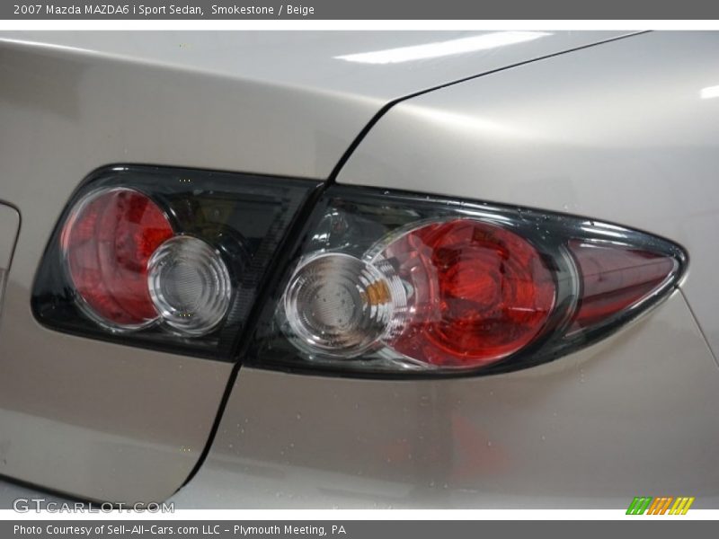 Smokestone / Beige 2007 Mazda MAZDA6 i Sport Sedan