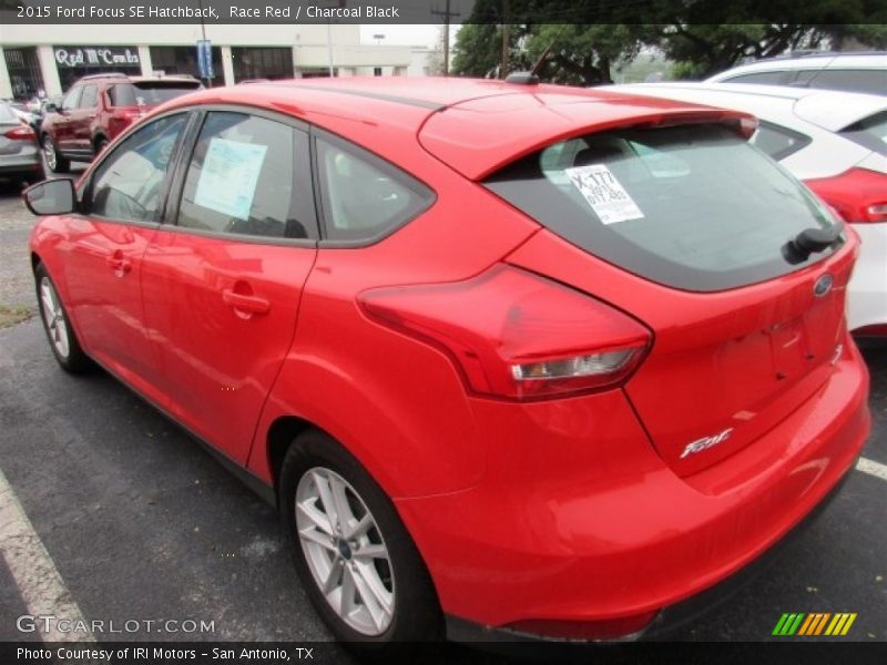 Race Red / Charcoal Black 2015 Ford Focus SE Hatchback