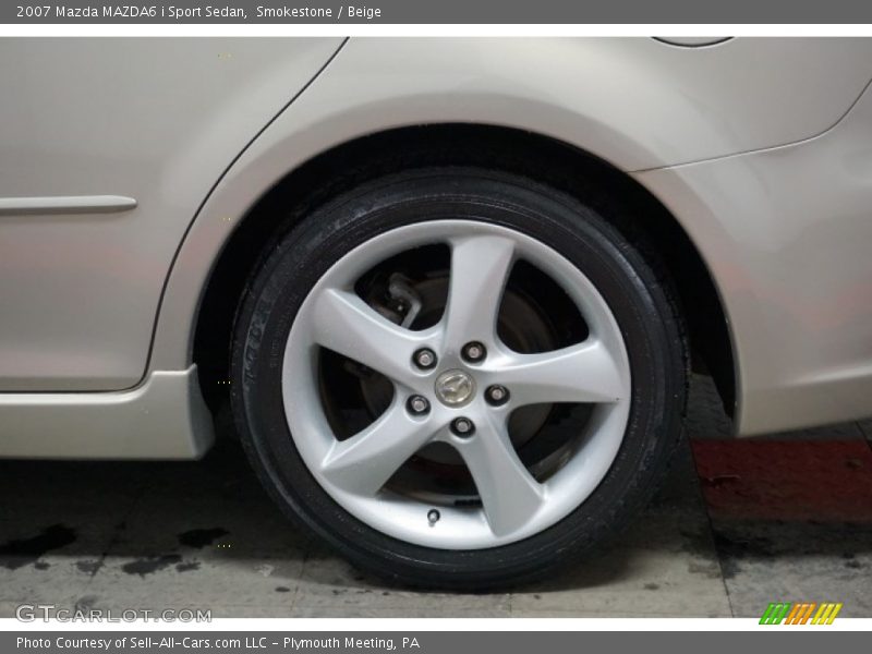 Smokestone / Beige 2007 Mazda MAZDA6 i Sport Sedan