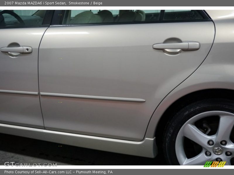 Smokestone / Beige 2007 Mazda MAZDA6 i Sport Sedan