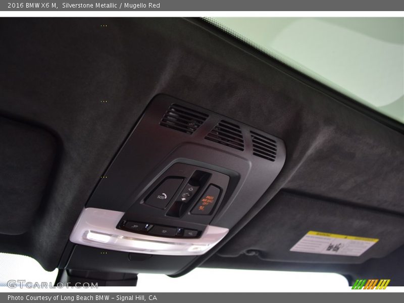 Silverstone Metallic / Mugello Red 2016 BMW X6 M