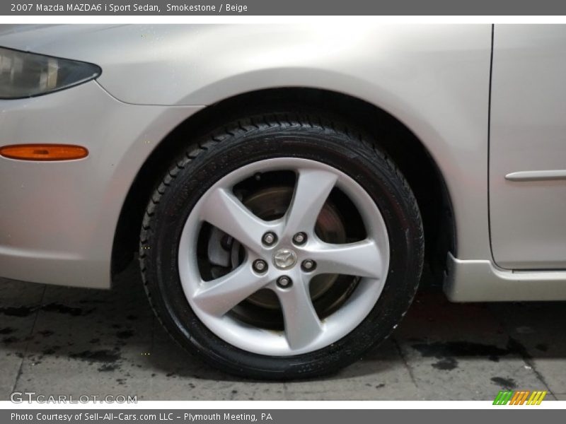 Smokestone / Beige 2007 Mazda MAZDA6 i Sport Sedan