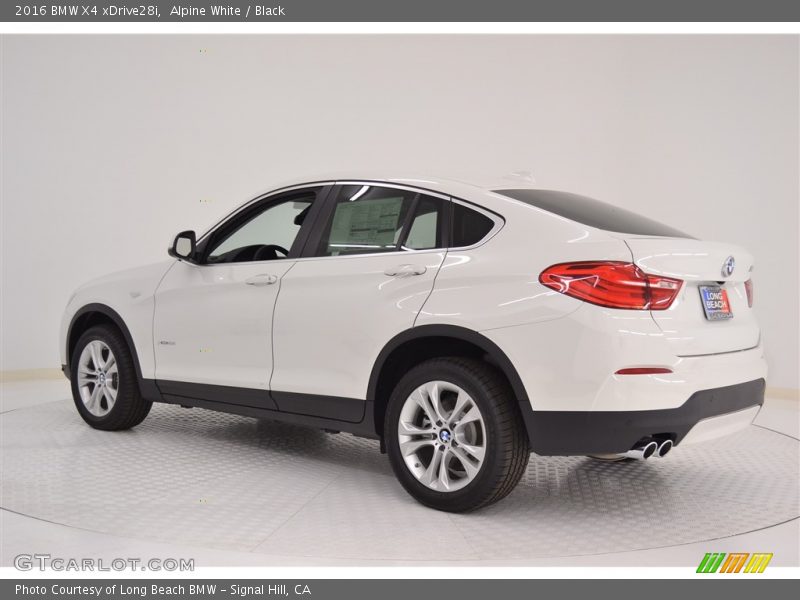 Alpine White / Black 2016 BMW X4 xDrive28i