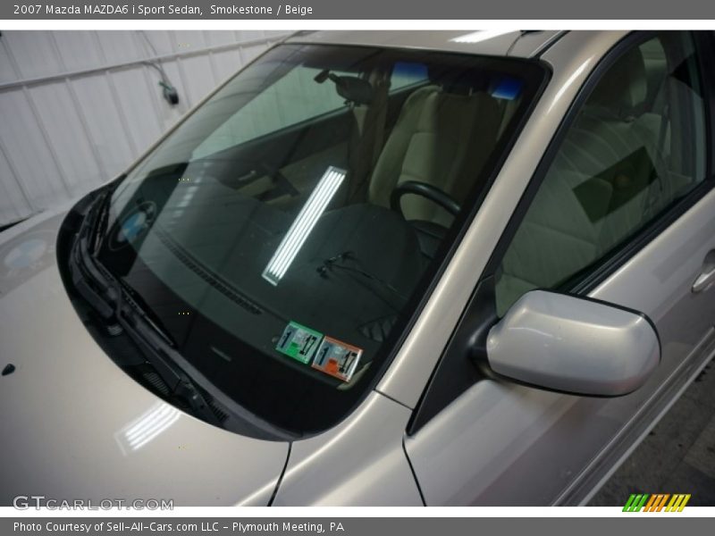 Smokestone / Beige 2007 Mazda MAZDA6 i Sport Sedan