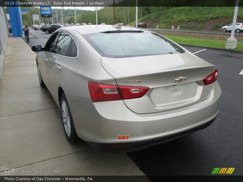 Butte Red Metallic / Jet Black 2016 Chevrolet Malibu LT