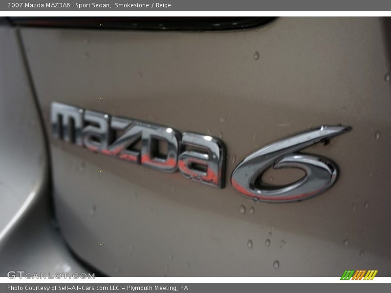Smokestone / Beige 2007 Mazda MAZDA6 i Sport Sedan