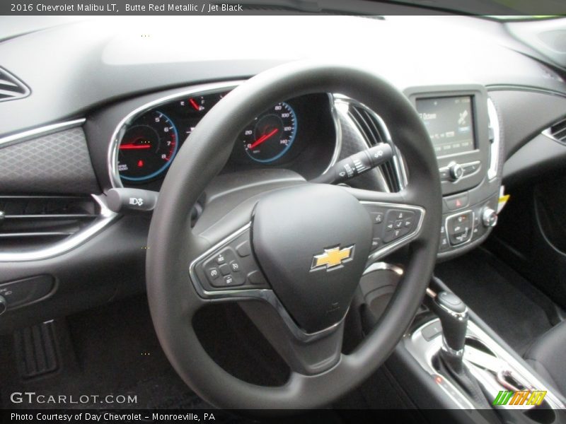 Butte Red Metallic / Jet Black 2016 Chevrolet Malibu LT