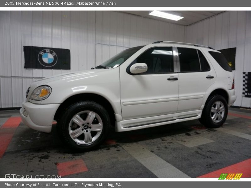 Alabaster White / Ash 2005 Mercedes-Benz ML 500 4Matic