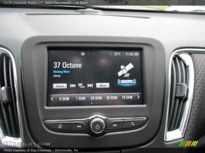 Butte Red Metallic / Jet Black 2016 Chevrolet Malibu LT