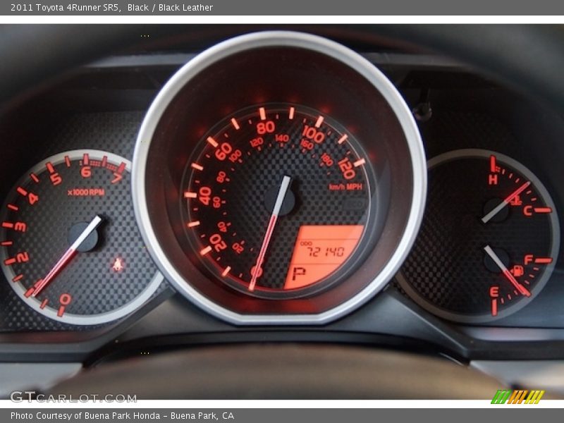 Black / Black Leather 2011 Toyota 4Runner SR5