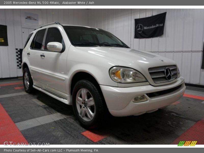 Alabaster White / Ash 2005 Mercedes-Benz ML 500 4Matic