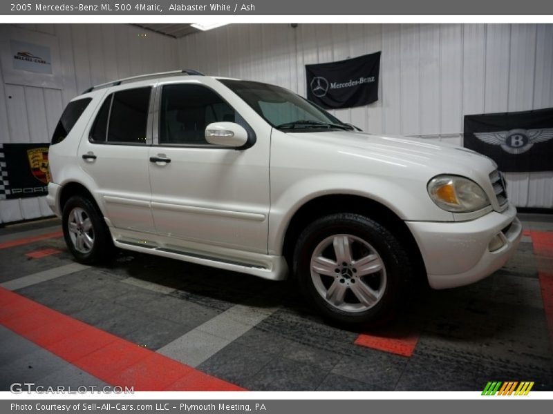 Alabaster White / Ash 2005 Mercedes-Benz ML 500 4Matic