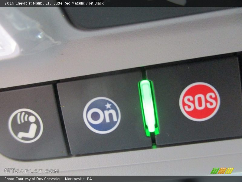 Butte Red Metallic / Jet Black 2016 Chevrolet Malibu LT