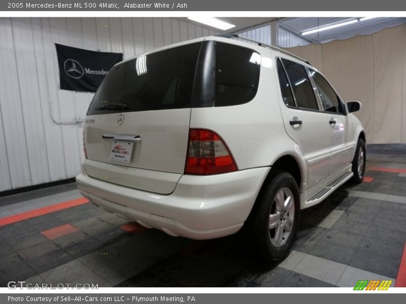 Alabaster White / Ash 2005 Mercedes-Benz ML 500 4Matic