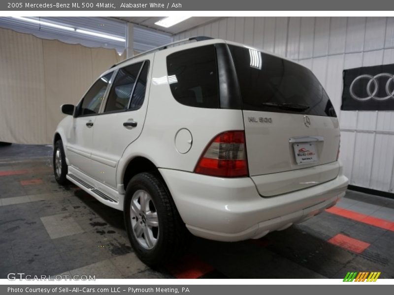 Alabaster White / Ash 2005 Mercedes-Benz ML 500 4Matic