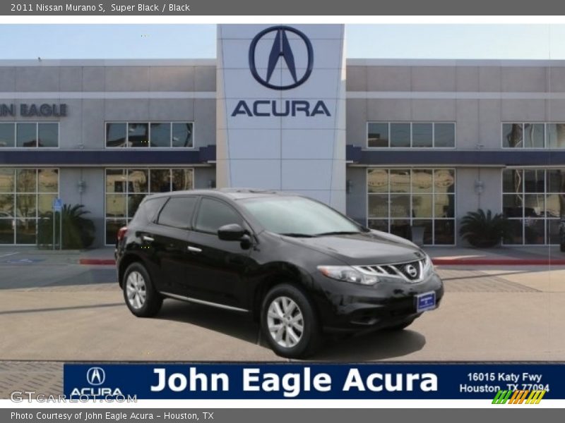 Super Black / Black 2011 Nissan Murano S