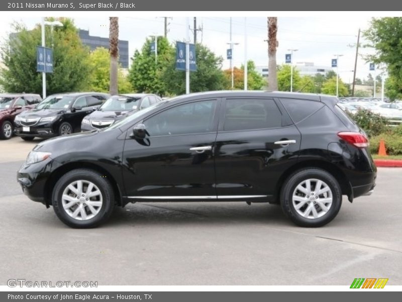 Super Black / Black 2011 Nissan Murano S