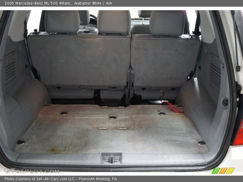 Alabaster White / Ash 2005 Mercedes-Benz ML 500 4Matic
