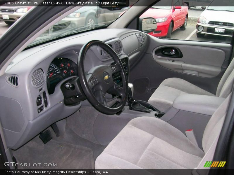 Dark Gray Metallic / Light Gray 2006 Chevrolet TrailBlazer LS 4x4