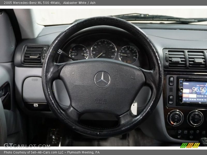 Alabaster White / Ash 2005 Mercedes-Benz ML 500 4Matic