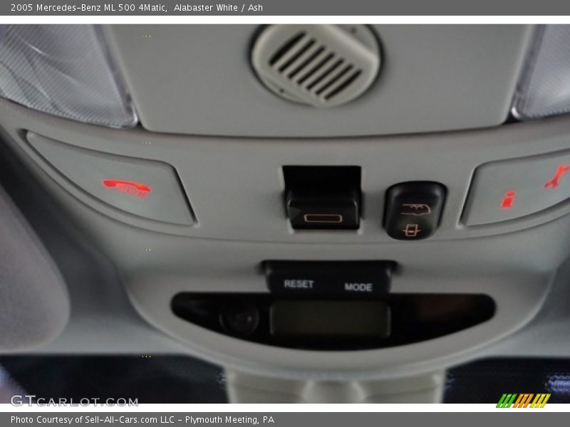 Alabaster White / Ash 2005 Mercedes-Benz ML 500 4Matic