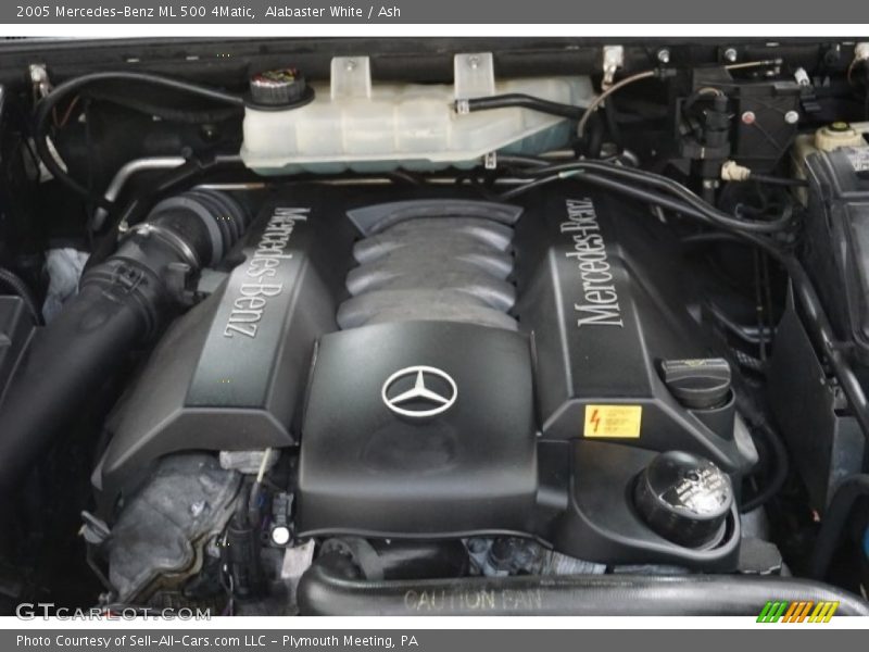 Alabaster White / Ash 2005 Mercedes-Benz ML 500 4Matic