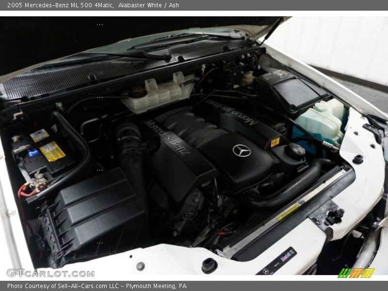 Alabaster White / Ash 2005 Mercedes-Benz ML 500 4Matic