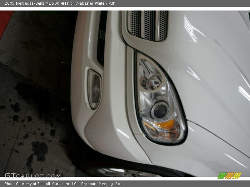Alabaster White / Ash 2005 Mercedes-Benz ML 500 4Matic