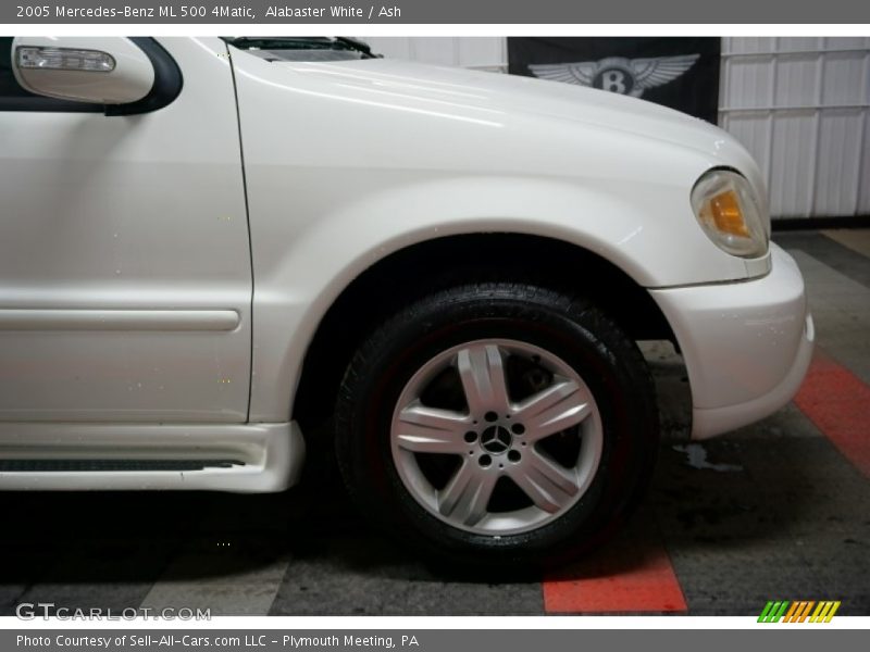 Alabaster White / Ash 2005 Mercedes-Benz ML 500 4Matic